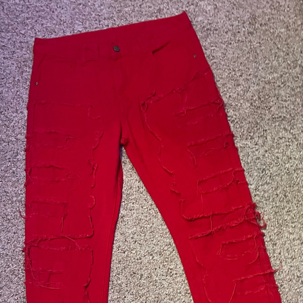 Oxo Red Drawstring Pants - Picture 4 of 5